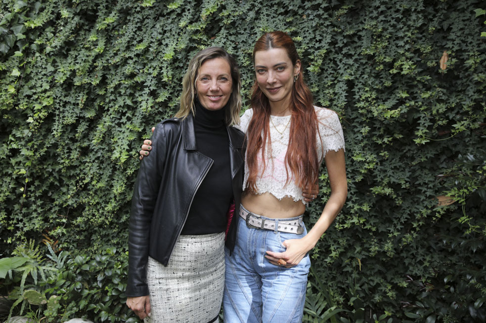 Ingrid Wobst y Norma Nivia