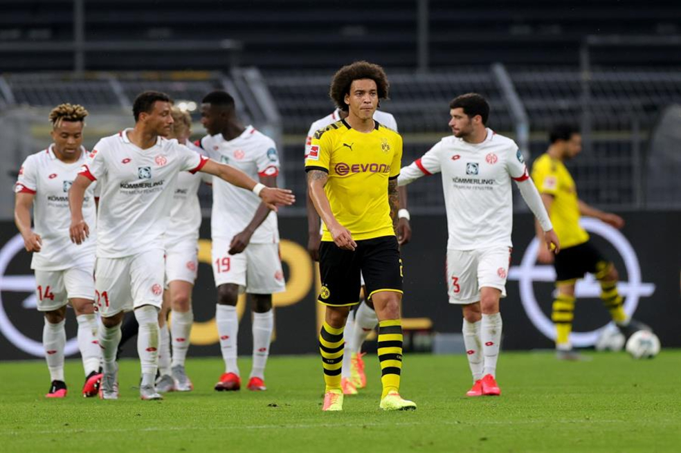 Borussia Dortmund cayó 2-0 en casa ante el Mainz 05