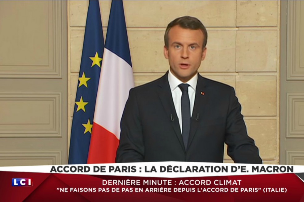 “En el clima no hay plan B porque no hay planeta B”: Macron