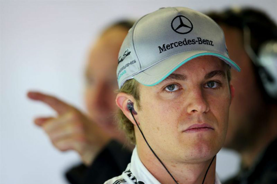 Nico Rosberg, el más rápido en el segundo ensayo libre de Silverstone