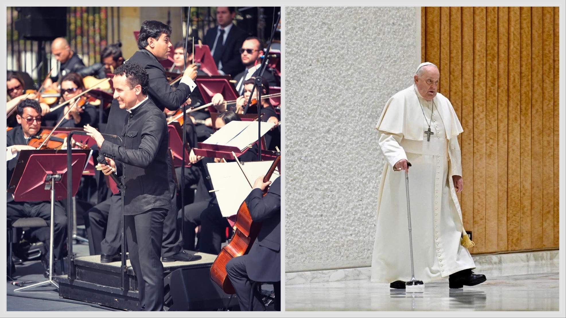 Muerte papa Francisco: Fonseca, Fanny Lu y Maia le cantaron al pontífice en Colombia