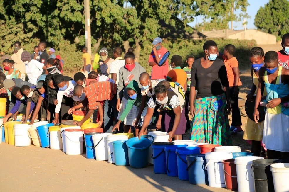Lavarse las manos, un lujo que no se puede dar Zimbabue