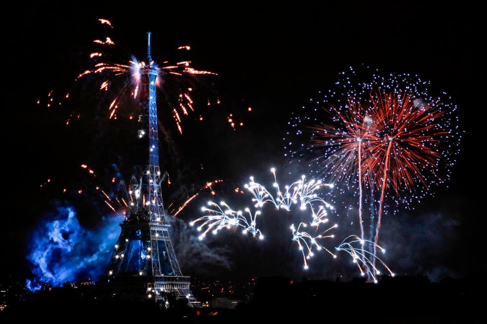 En fotos: en medio de la crisis sanitaria Francia celebró su fiesta nacional