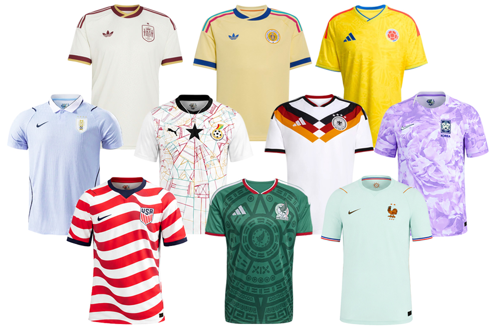 Las 10 mejores camisetas del Mundial 2026: ¿cuáles son y por qué destacan?