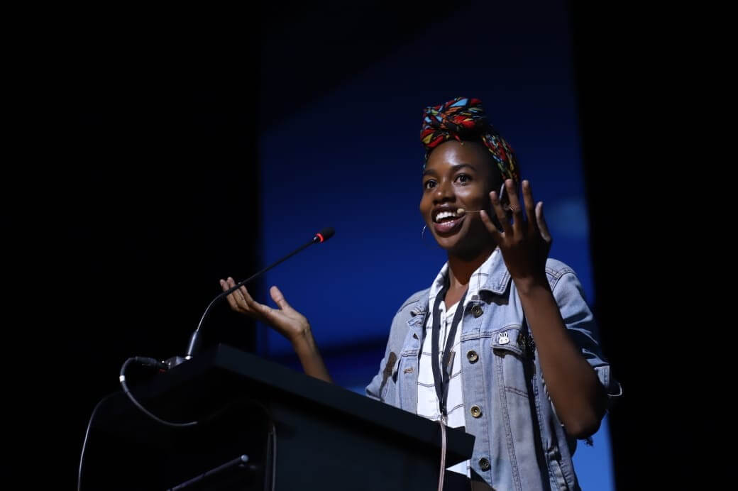 Aphton Corbin, animadora de Pixar, inauguró Colombia 4.0, en Corferias