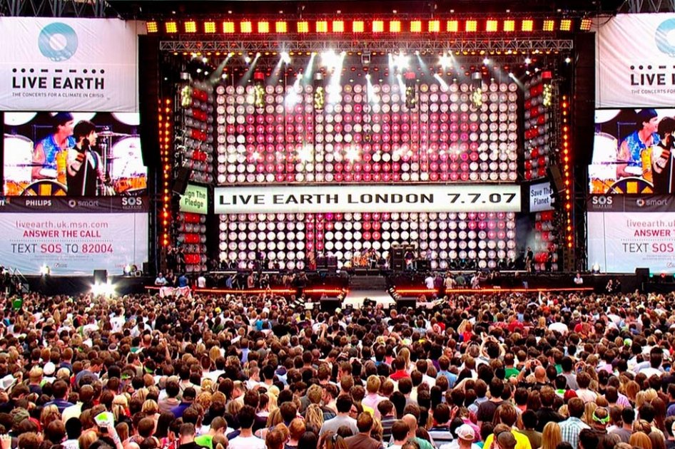 Imagen del Live Earth 2007.