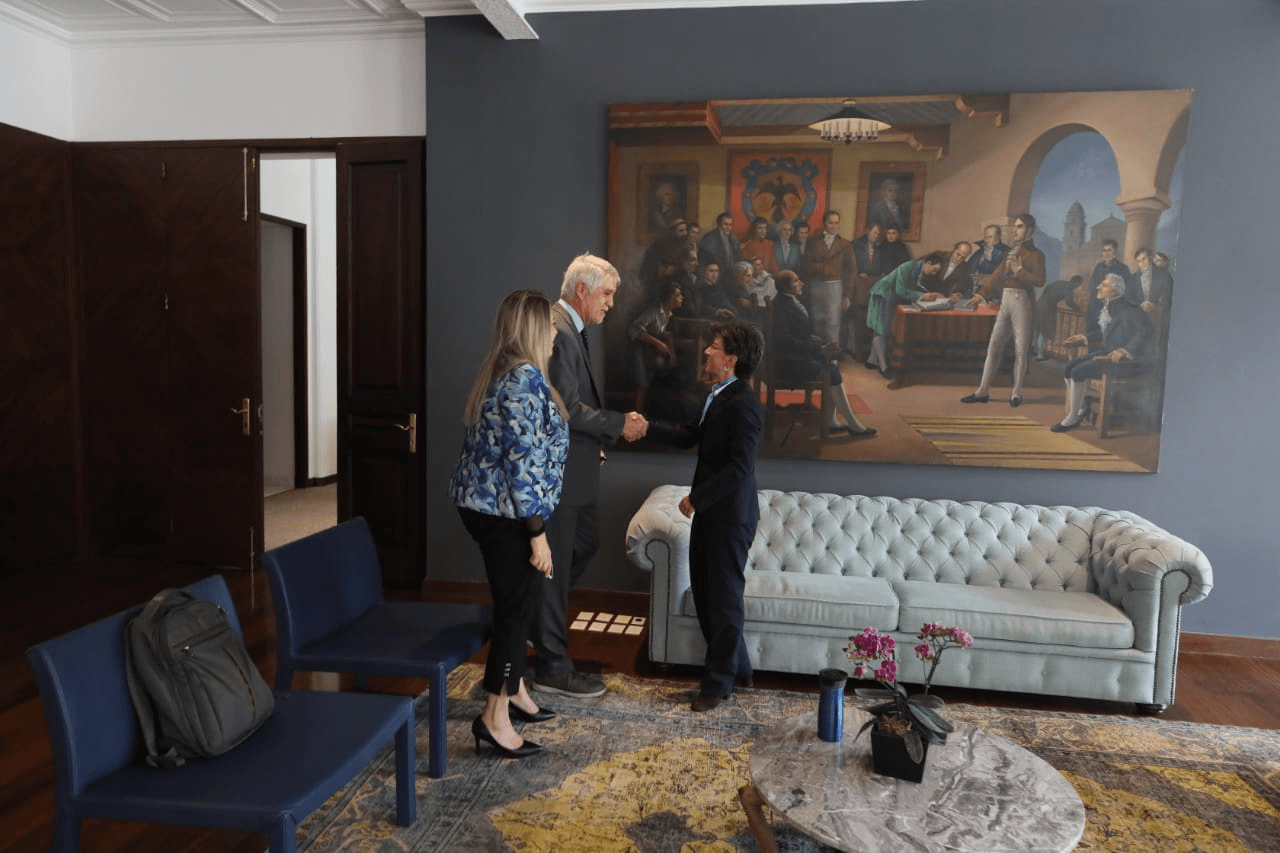 Así fue la llegada de Claudia López al Palacio Liévano