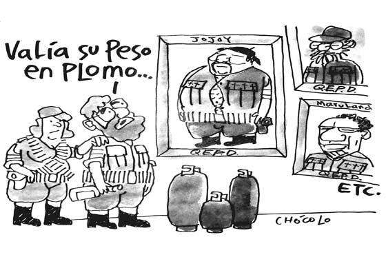 Valía su peso en plomo