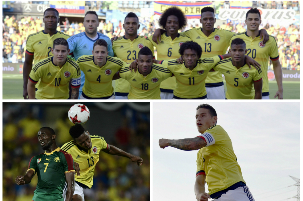 Las imágenes que dejó el triunfo de Colombia sobre Camerún
