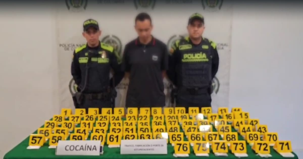 Capturan a funcionario que trabajaba en aeropuerto El Dorado con 6 kilos de cocaína