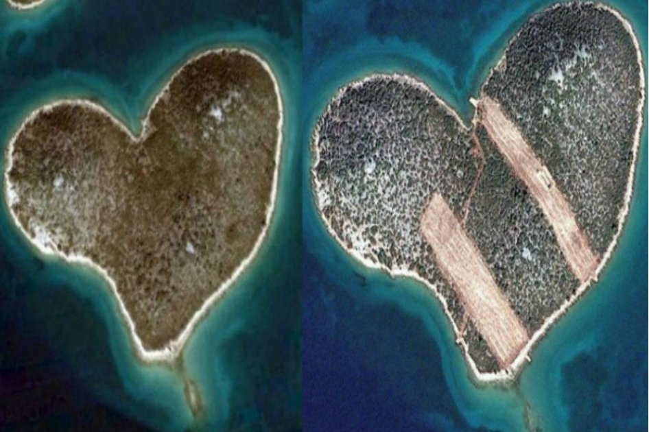El misterio de la isla del corazón que un día se rompió