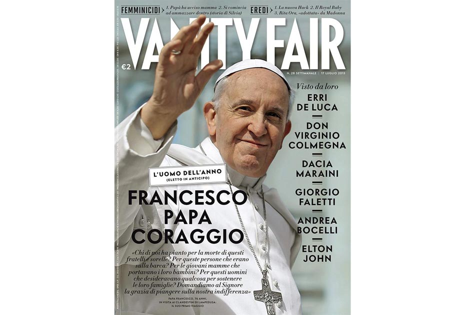 Vanity Fair elige al papa Francisco como el ‘Hombre del Año’
