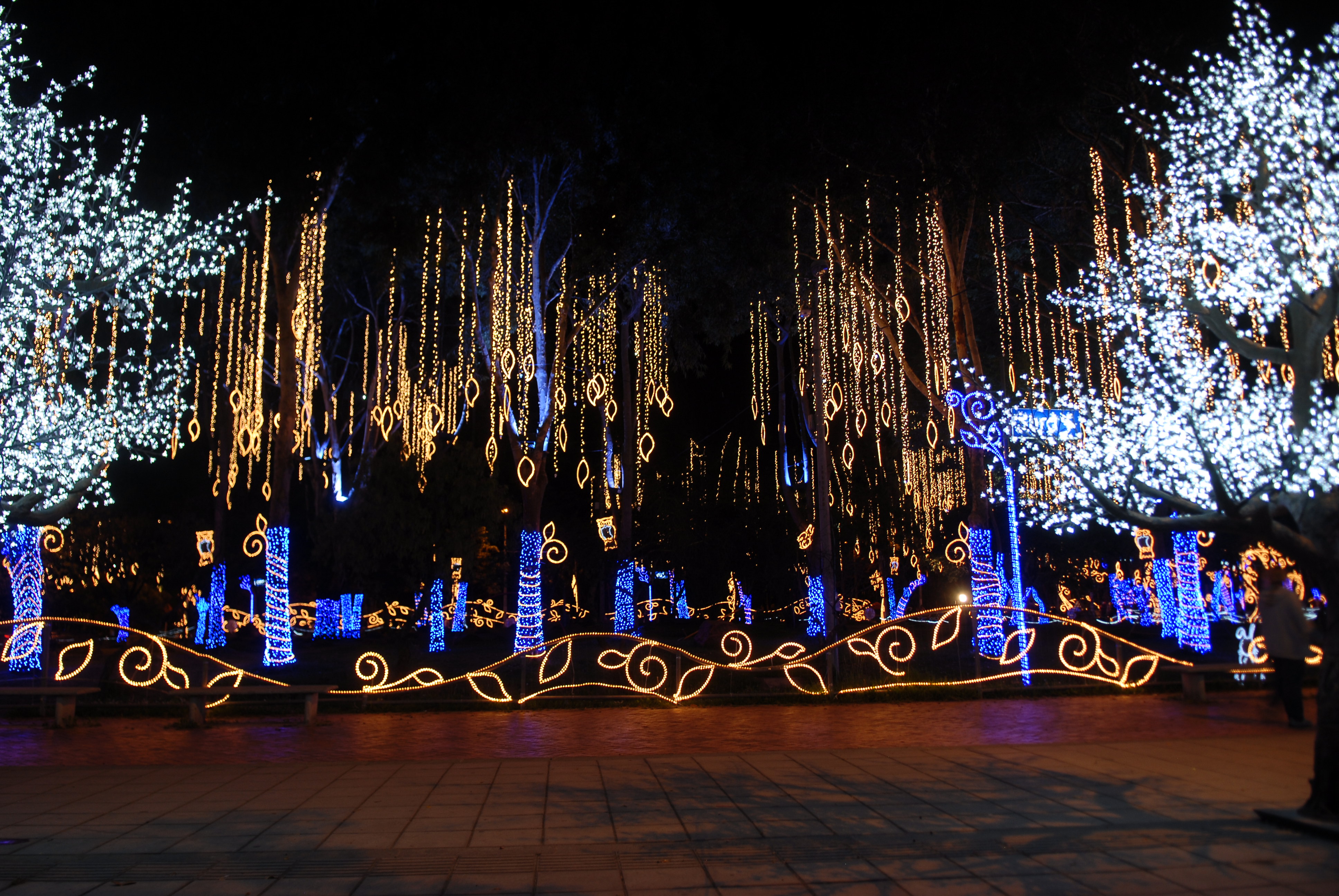 Recorrido por los diferentes alumbrados navideños de la capital durante las fechas de navidad y año nuevo