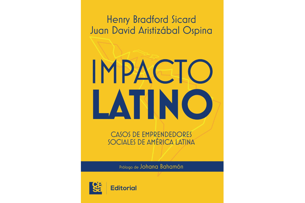 Portada del libro "Impacto latino", en la que se incluyó la historia de Alex Brahim.