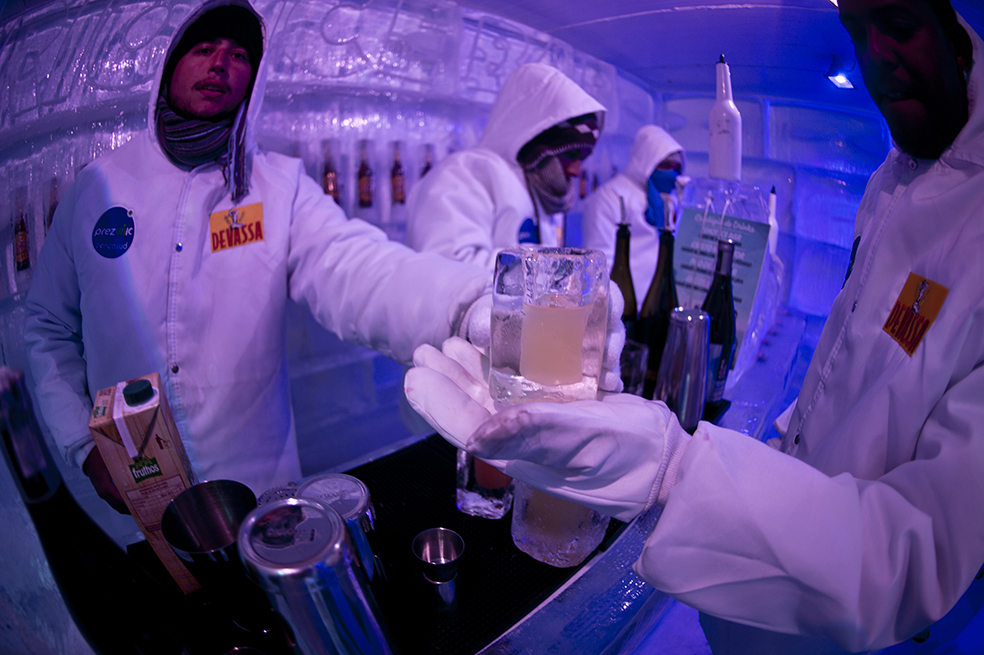 La experiencia de visitar un bar a -10 grados de temperatura