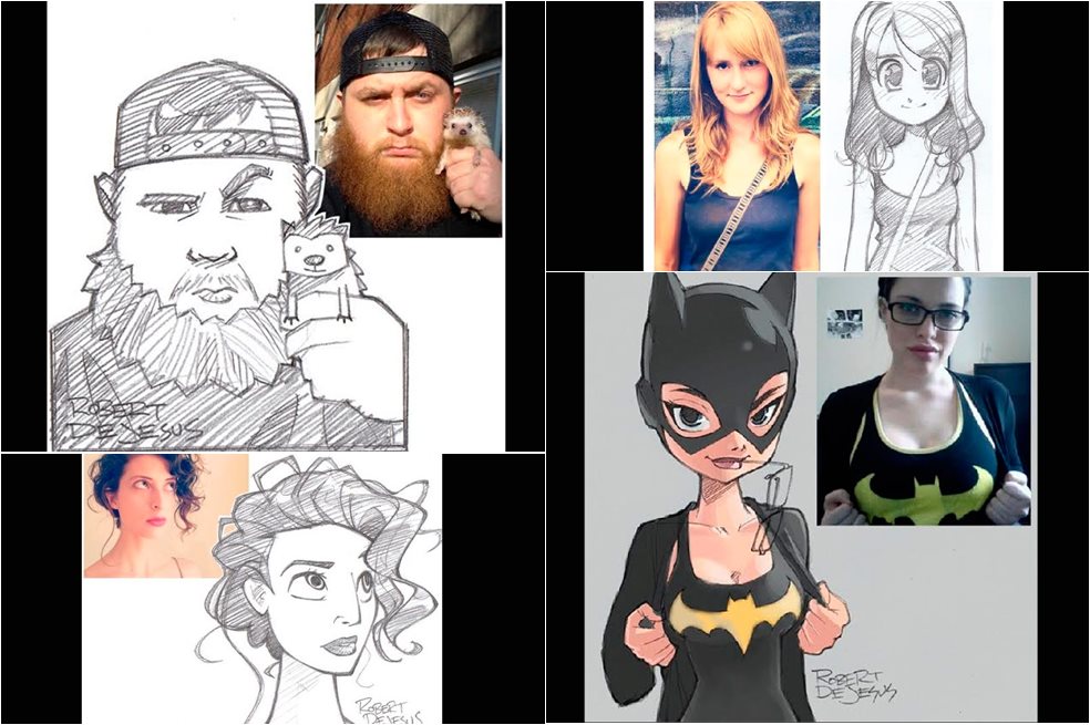 Caricaturas basadas en fotografías