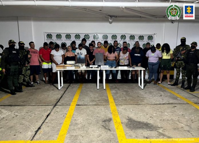 Judicializaron a 20 integrantes de banda criminal en Barranquilla