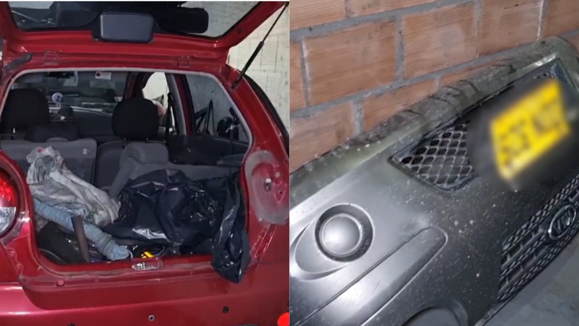 Dos sujetos capturados durante operativo en deshuesadero de carros robados