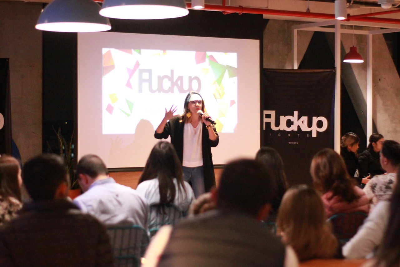 *Catalina Medina, líder de FuckUp Nights Bogotá.