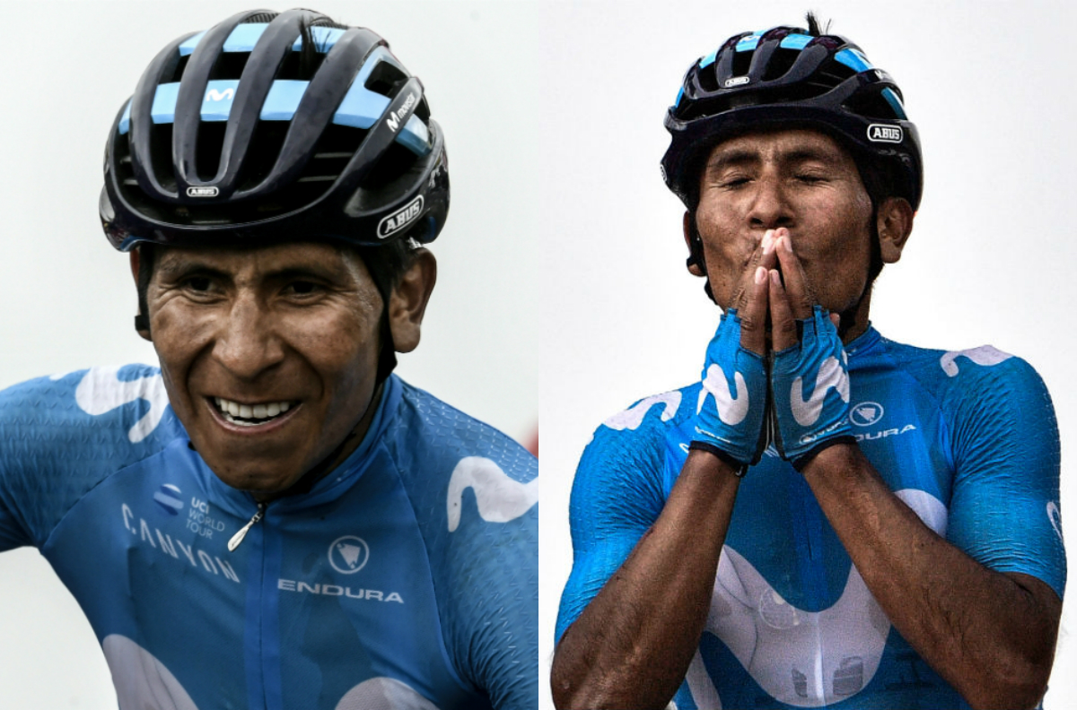 Así celebró Nairo Quintana al ganar la etapa 17 del Tour de Francia