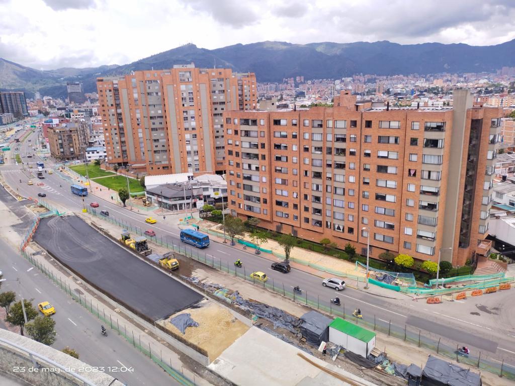 Esta infraestructura, que tendrá 180 metros de largo, ocho de ancho y dos carriles, será de uso exclusivo para los buses de Transmilenio.