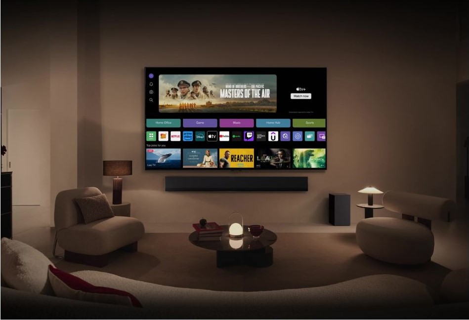 El dispositivo electrónico con pantalla ultra grande de LG apuesta por las experiencias inmersivas en el hogar con una óptima calidad de imagen y el control de otros componentes inteligentes.