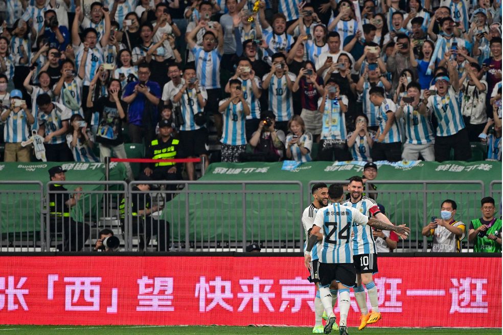 Messi en China.