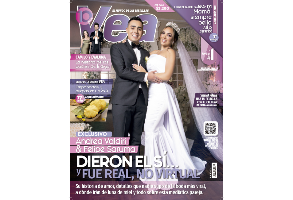 ¡ÚLTIMA PORTADA! La boda de Andrea Valdiri y Felipe Saruma. Lo que nadie vio.