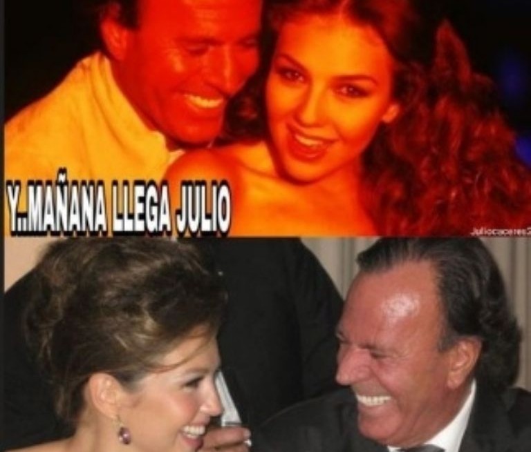 Thalia se divierte con los memes de Julio Iglesias, tras la llegada del nuevo mes