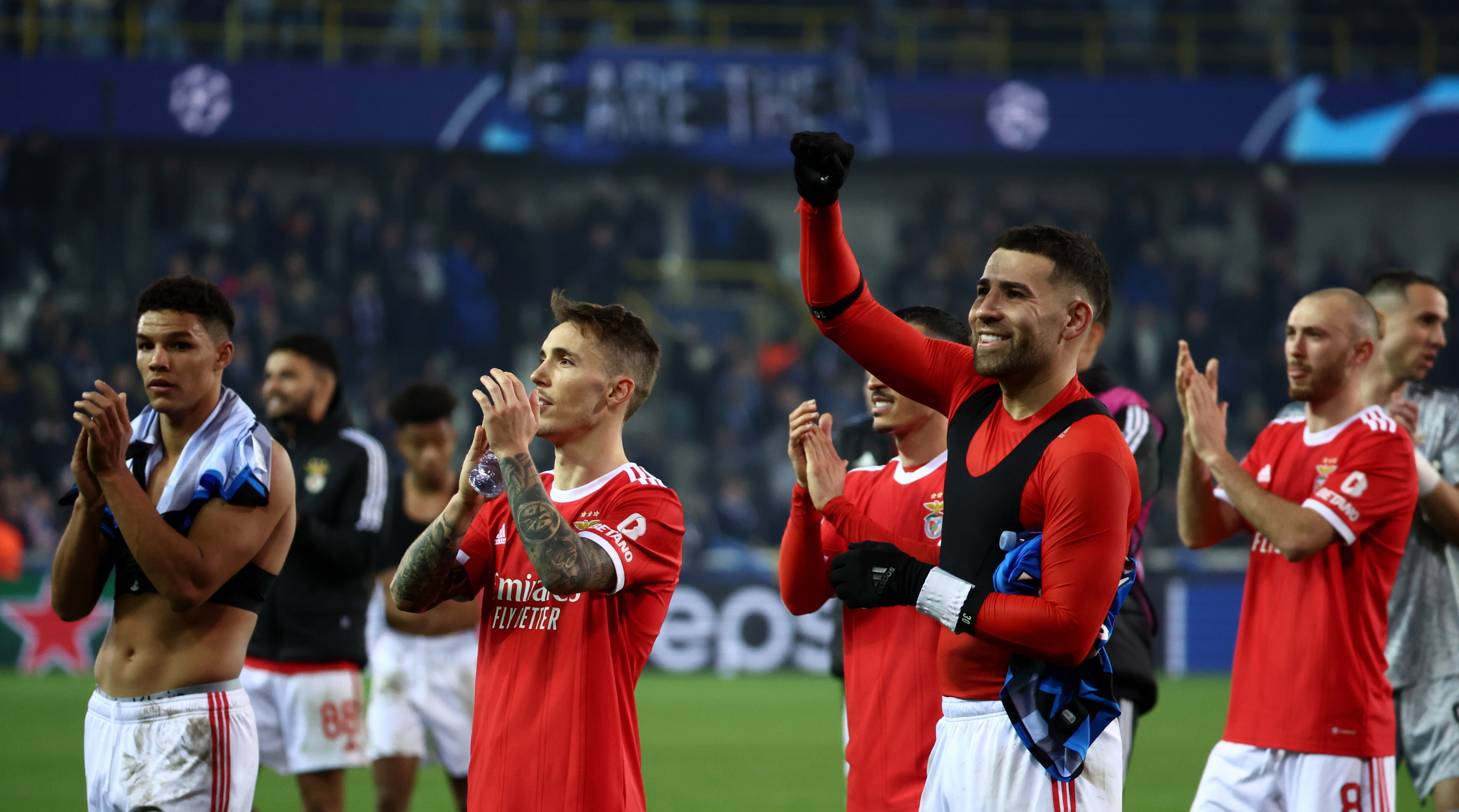 Champions League: Benfica espantó a Brujas en su casa