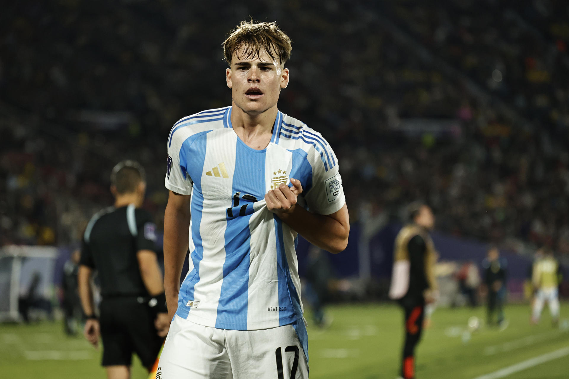 Colombia perdió 1-0 contra Argentina en el Mundial Sub-20