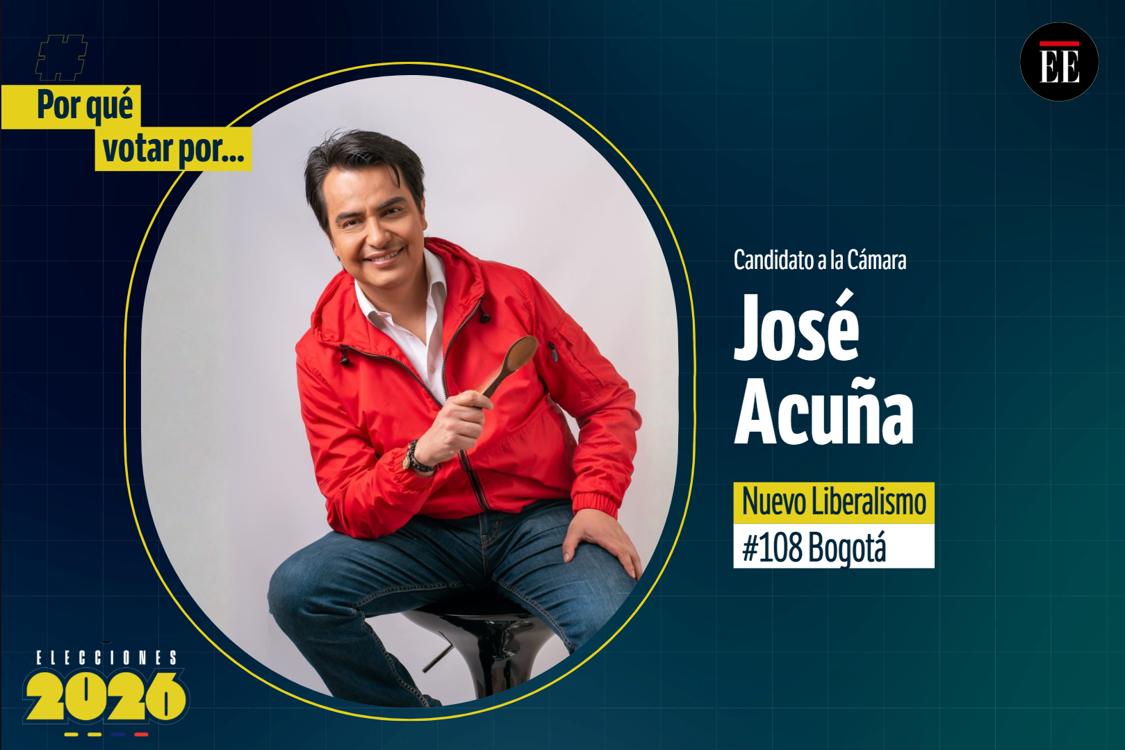 “Por qué votar por”: José Acuña, candidato a la Cámara