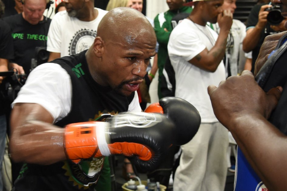 Floyd Mayweather enfrentará a Manny Pacquiao el próximo 2 de mayo. Foto: AFP