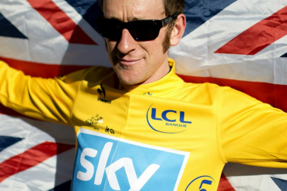 El ciclista británico Bradley Wiggins, en 2012, tras ganar el Tour de Francia. / AFP