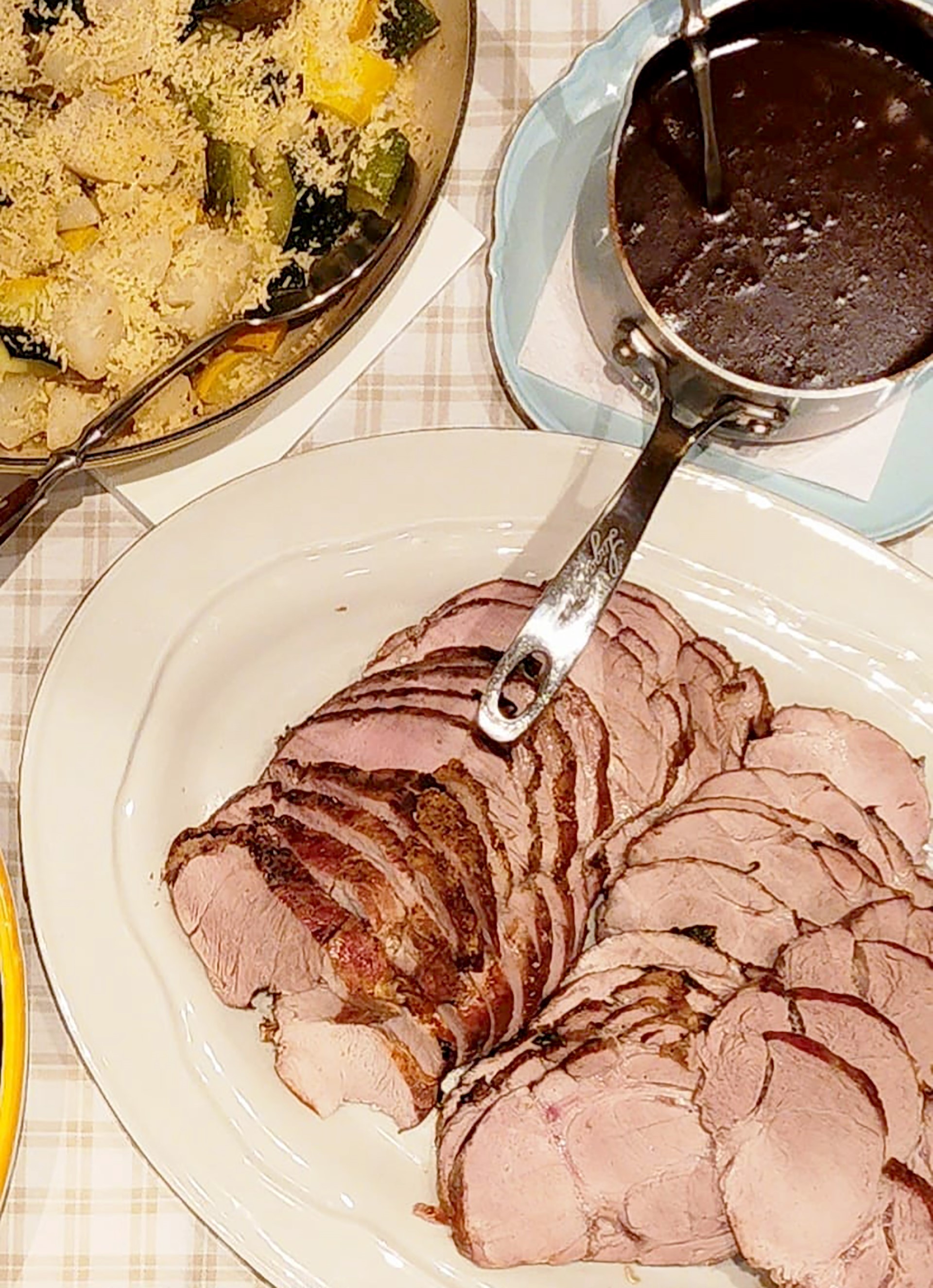 Receta para para preparar bondiola asada con salsa de miel mostaza