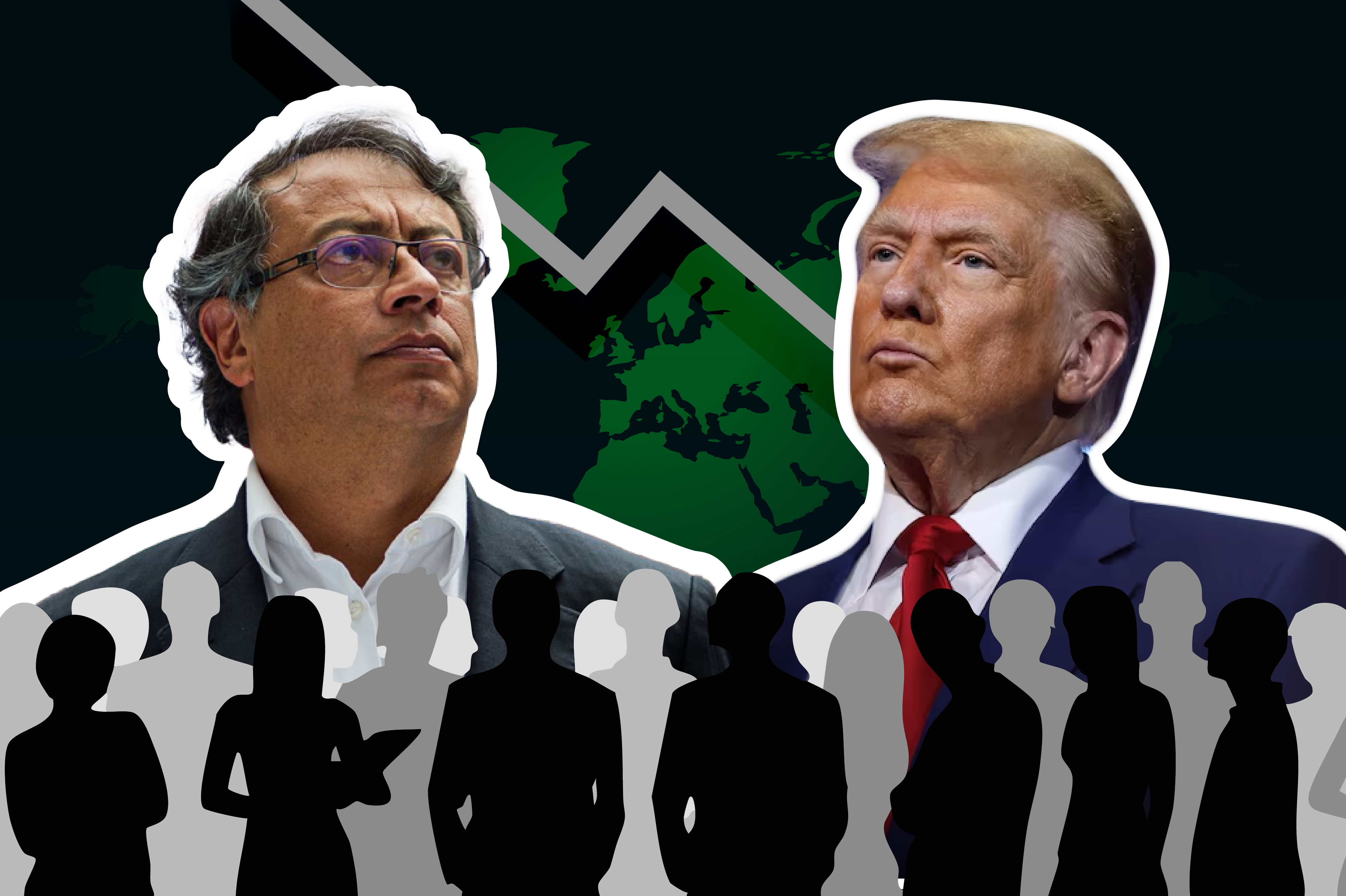 Trump y Petro son idénticos