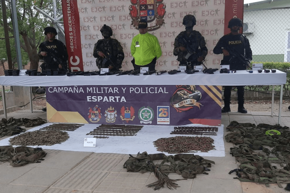Incautan centenares de artefactos de guerra a «Los Pelusos» en el Catatumbo