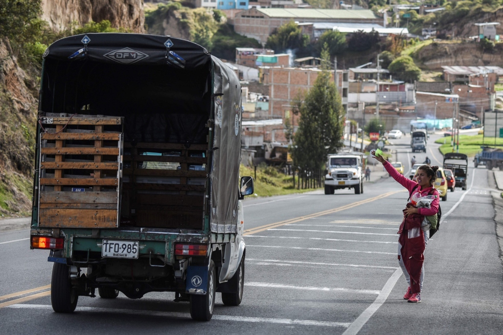 La venezolana que huyó del hambre con un hijo en el vientre