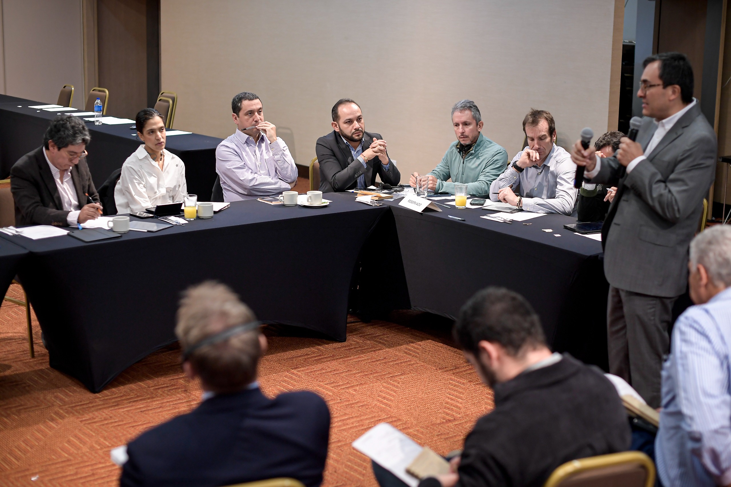 La mesa de expertos, que se reunió este jueves 27 y viernes 28 en Bogota, está conformada por autoridades ambientales distritales, departamentales y nacionales; miembros de agencias internacionales de cooperación (de Japón, Corea, Dinamarca y Suiza); el Banco Mundia, la OEA, el Banco Interamericano de Desarrollo, y expertos que en sus trayectorias se sumaron para  enfrentar crisis similares en países como Bolivia, Sudáfrica, Uruguay, España, Brasil y México.