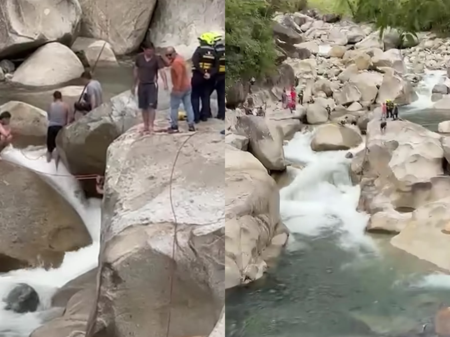 Tras más de 24 horas, recuperan cuerpo atrapado entre rocas en el río Cocorná, Antioquia