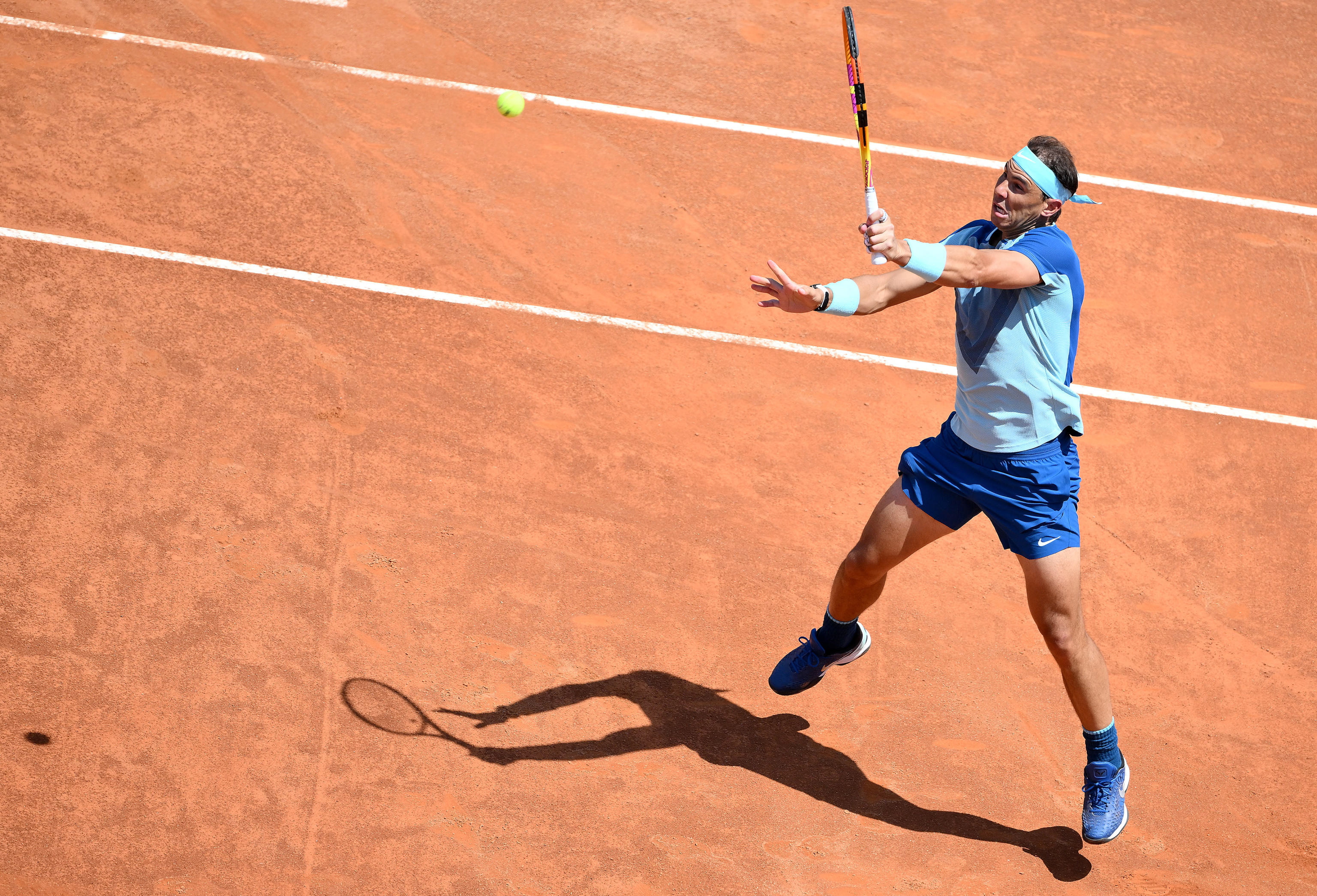 Rafael Nadal clasificó a octavos de final del Masters 1000 en Roma