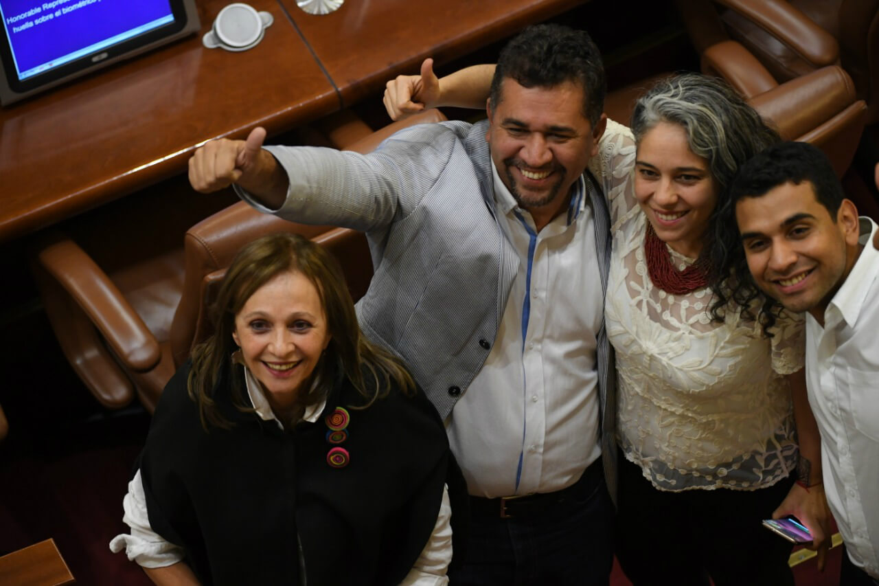 Las imágenes que dejó el hundimiento de las objeciones a la JEP en la Cámara