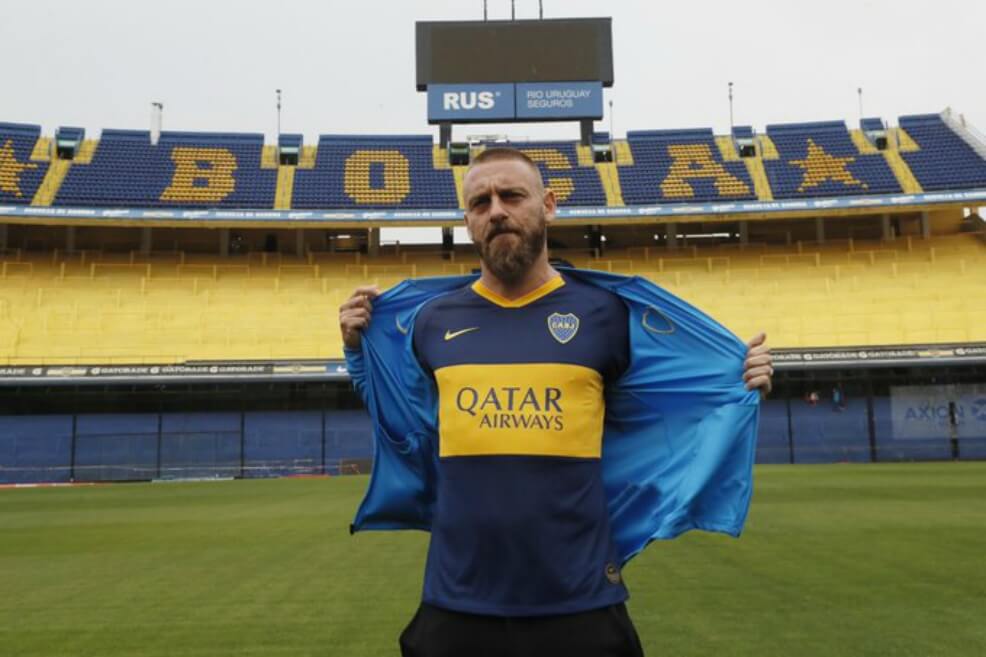 El italiano Daniele de Rossi es nuevo jugador de Boca Juniors