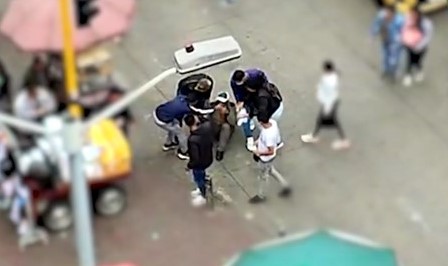 Video: Así asaltaban Los Chamos en el centro de Bogotá, tres ya están en prisión