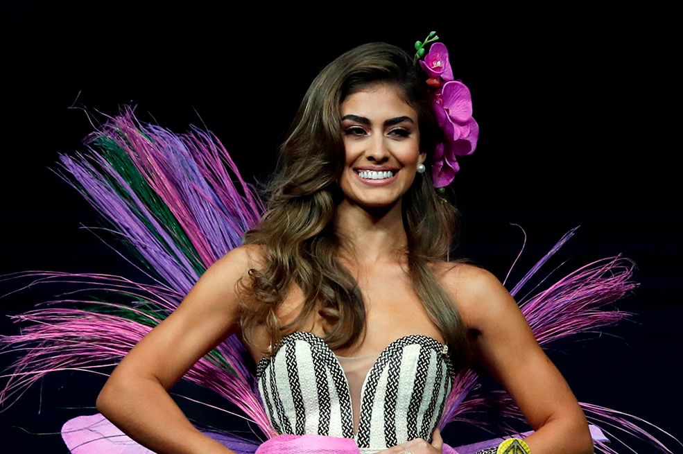 Señorita Colombia lució en Miss Universo traje típico inspirado en orquídeas