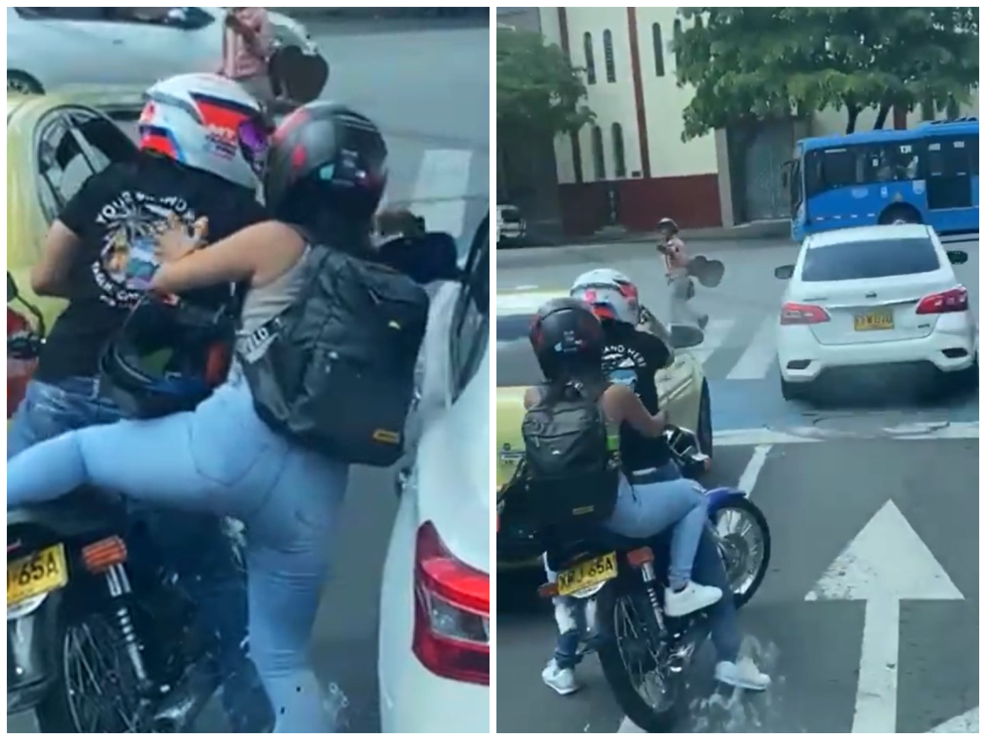 En video quedó registrado robo en Cali; pasajero del MIO herido por bala perdida
