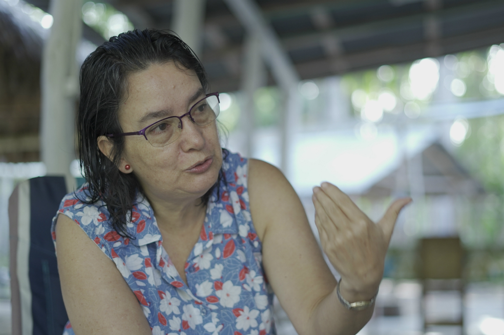 María Clara Rodríguez, directora de la fundación Crecer en Paz.