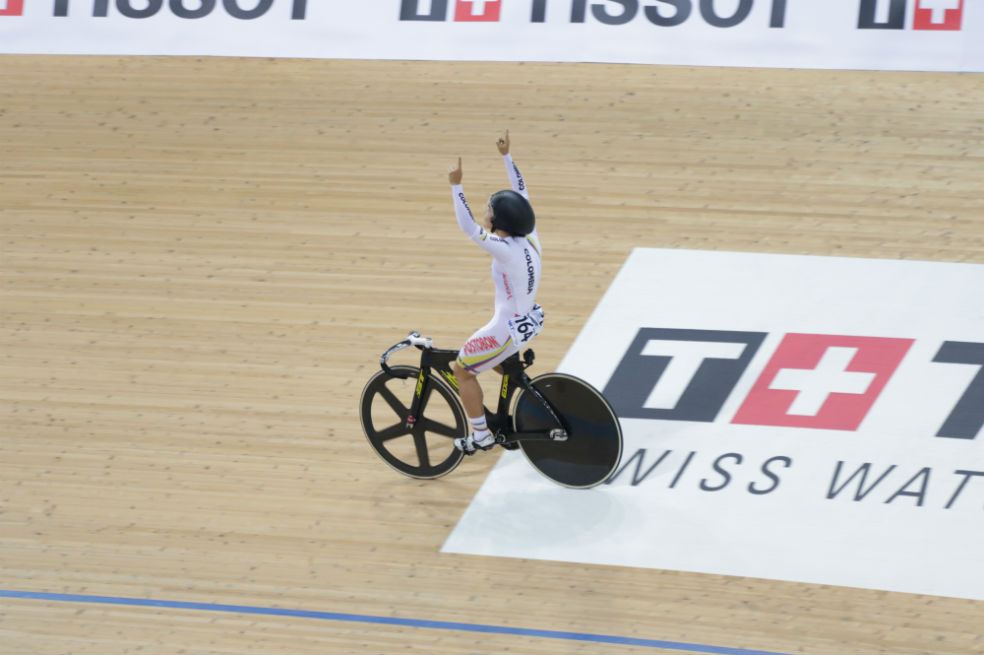 Martha Bayona, plata para Colombia en el Mundial de Pista