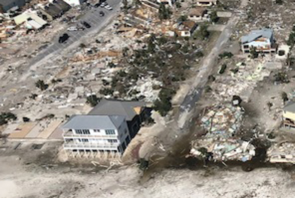 La historia de la única casa que resistió el embate del huracán Michael