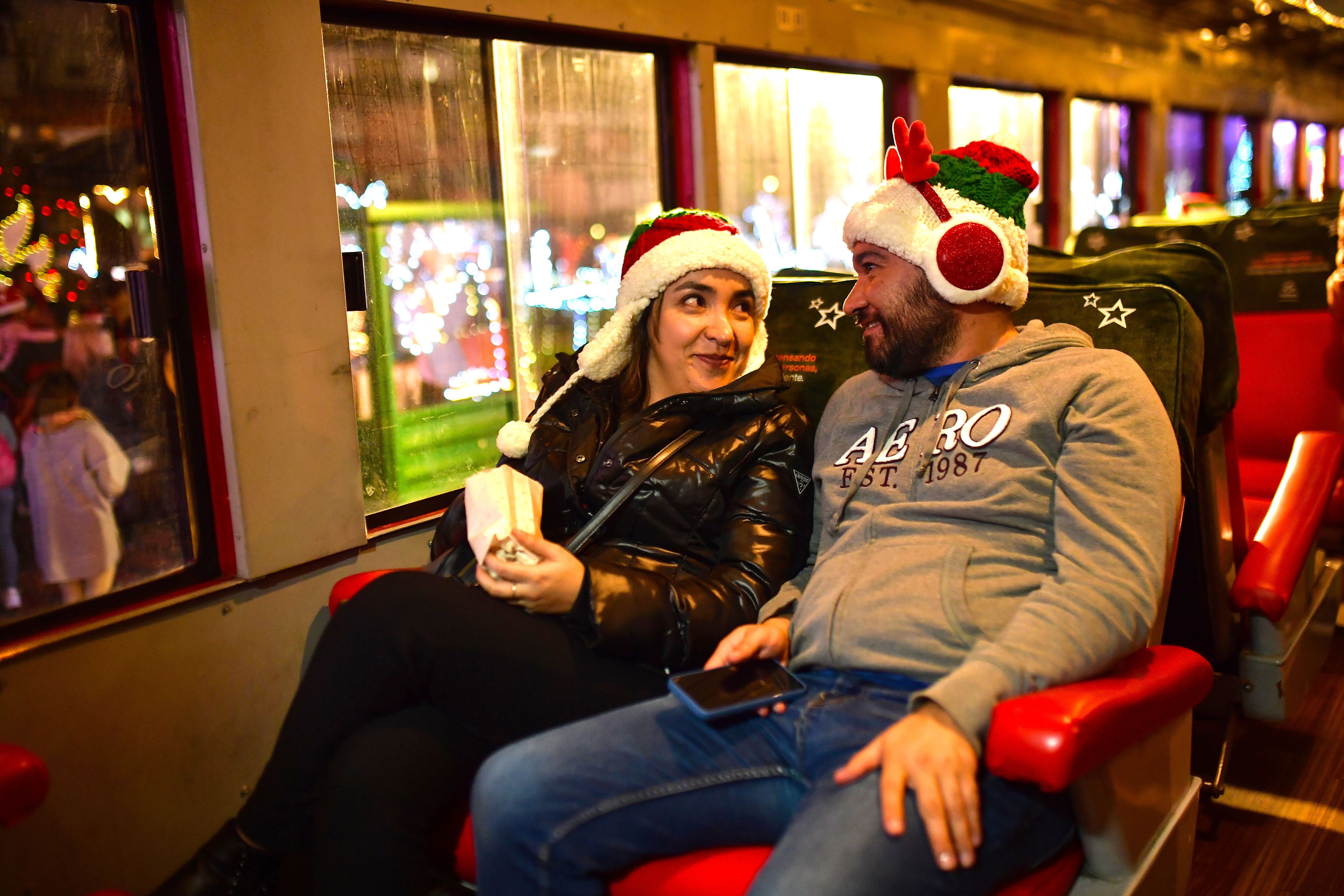Tren de la Sabana en época decembrina